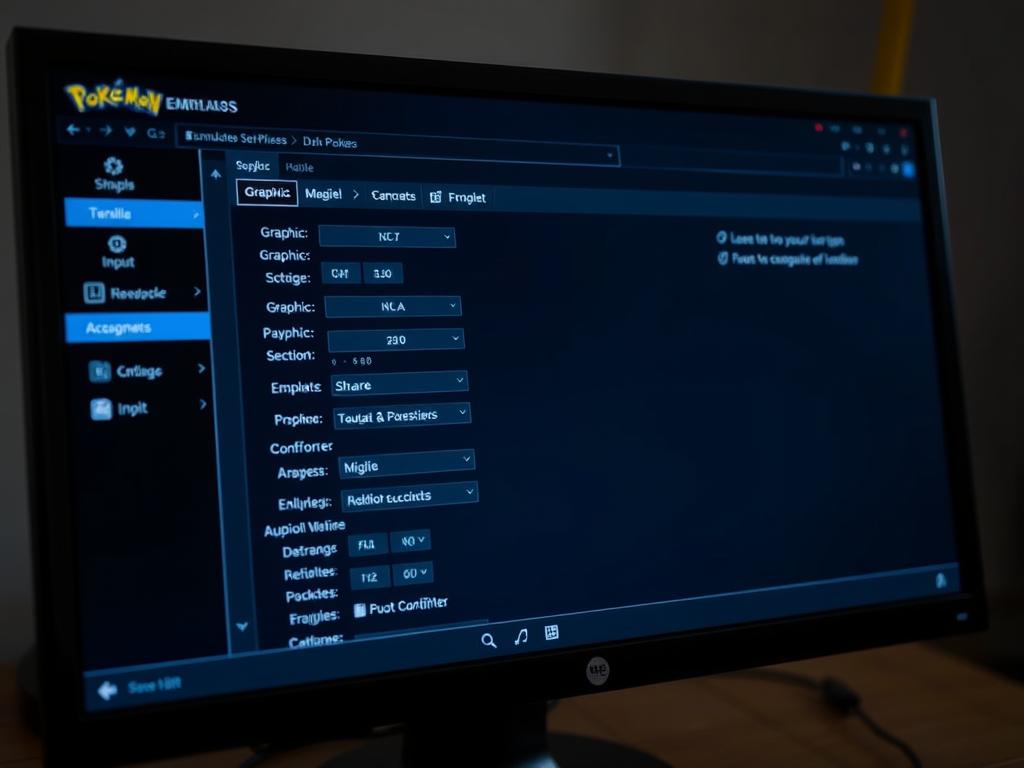 Konfiguracja emulatora Pokemon